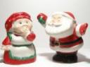 Christmas collage wish list and figurines